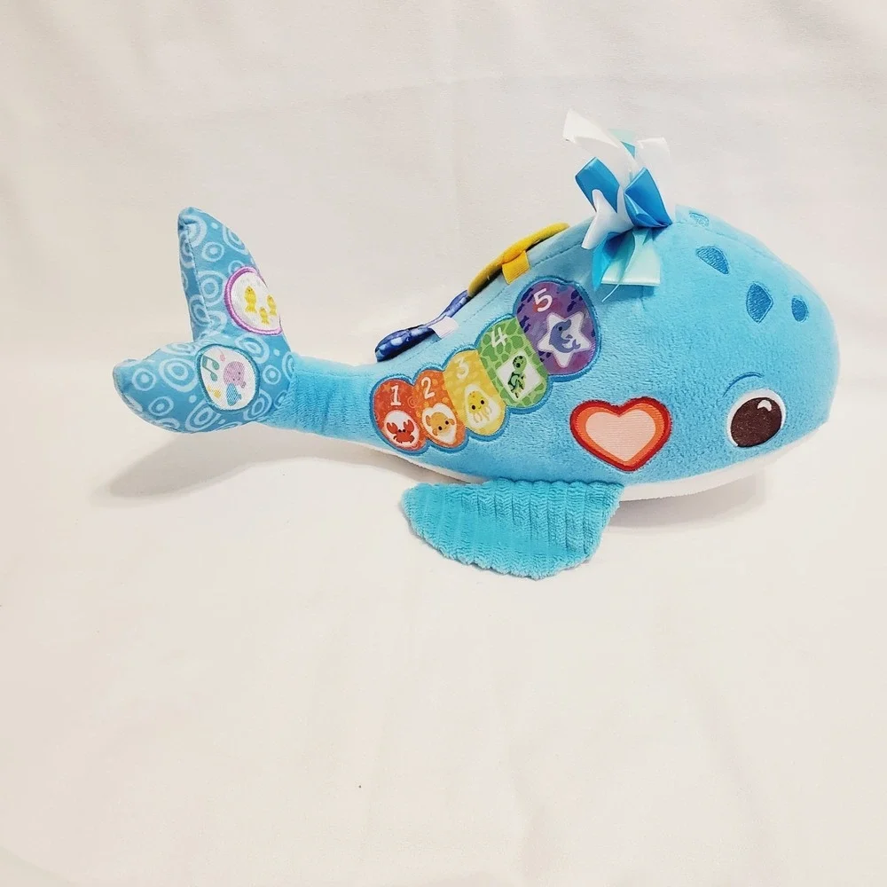 VTech‎ Snuggle and Discover Baby Whale Works See video Sings Lights up